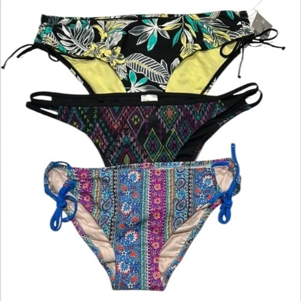Bikini Swim bundle of 3 pairs bottoms size XL new